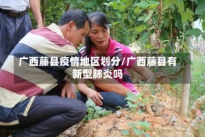 广西藤县疫情地区划分/广西藤县有新型肺炎吗