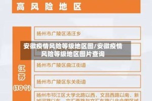 安徽疫情风险等级地区图/安徽疫情风险等级地区图片查询