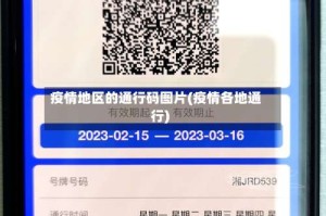 疫情地区的通行码图片(疫情各地通行)