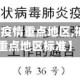 【什么算有疫情重点地区,被列为疫情重点地区标准】