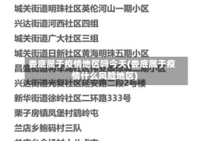 娄底属于疫情地区吗今天(娄底属于疫情什么风险地区)
