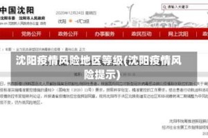 沈阳疫情风险地区等级(沈阳疫情风险提示)