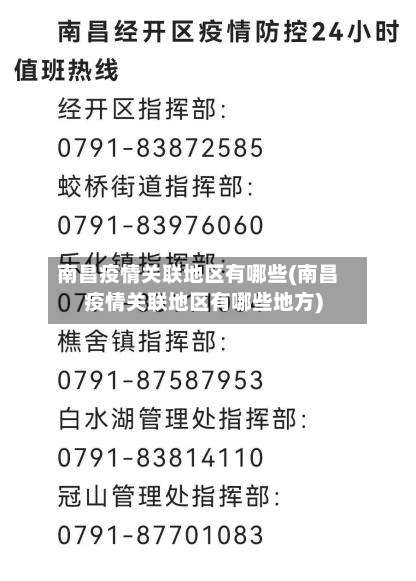 南昌疫情关联地区有哪些(南昌疫情关联地区有哪些地方)-第2张图片