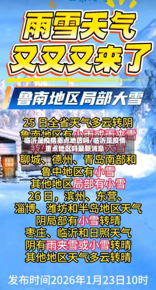 临沂是疫情重点地区吗/临沂是疫情重点地区吗最新消息-第1张图片