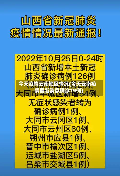 今天疫情云南地区情况(今天云南疫情最新消息确诊19例)-第2张图片