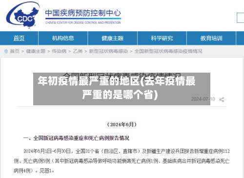年初疫情最严重的地区(去年疫情最严重的是哪个省)-第2张图片