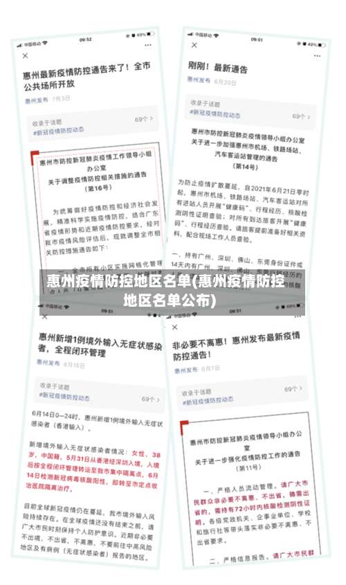 惠州疫情防控地区名单(惠州疫情防控地区名单公布)-第3张图片