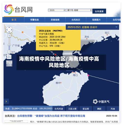 海南疫情中风险地区/海南疫情中高风险地区-第2张图片
