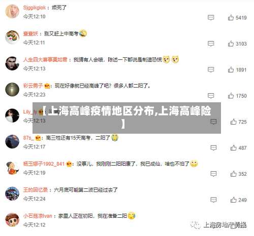 【上海高峰疫情地区分布,上海高峰险】-第2张图片