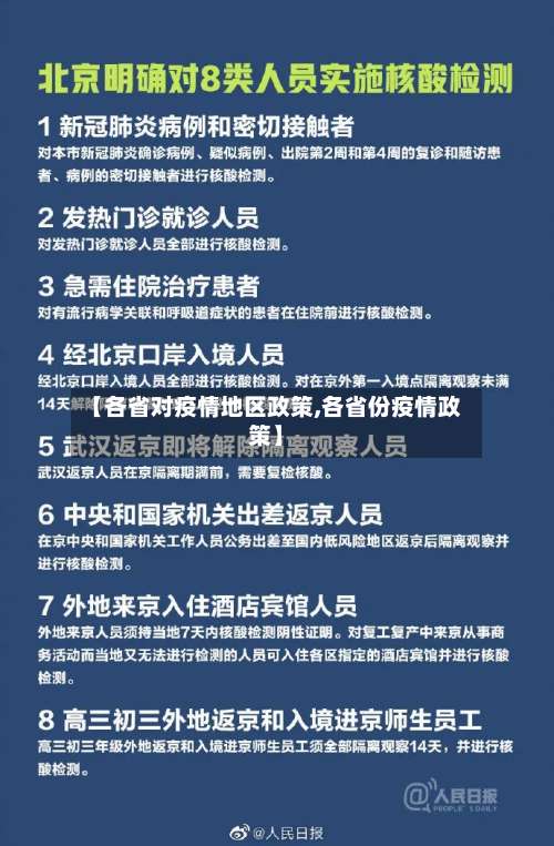 【各省对疫情地区政策,各省份疫情政策】-第1张图片