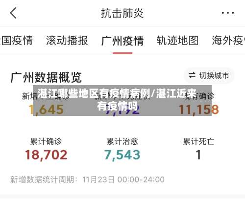 湛江哪些地区有疫情病例/湛江近来有疫情吗-第1张图片