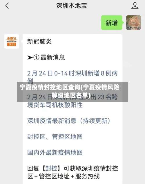 宁夏疫情封控地区查询(宁夏疫情风险等级地区名单)-第2张图片